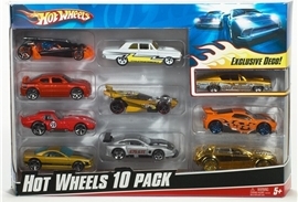 Hot Wheels Cars Giftpack 10 st/paket