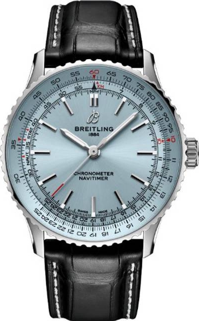Breitling Navitimer Blå Læder Herreur A17329171C1P1