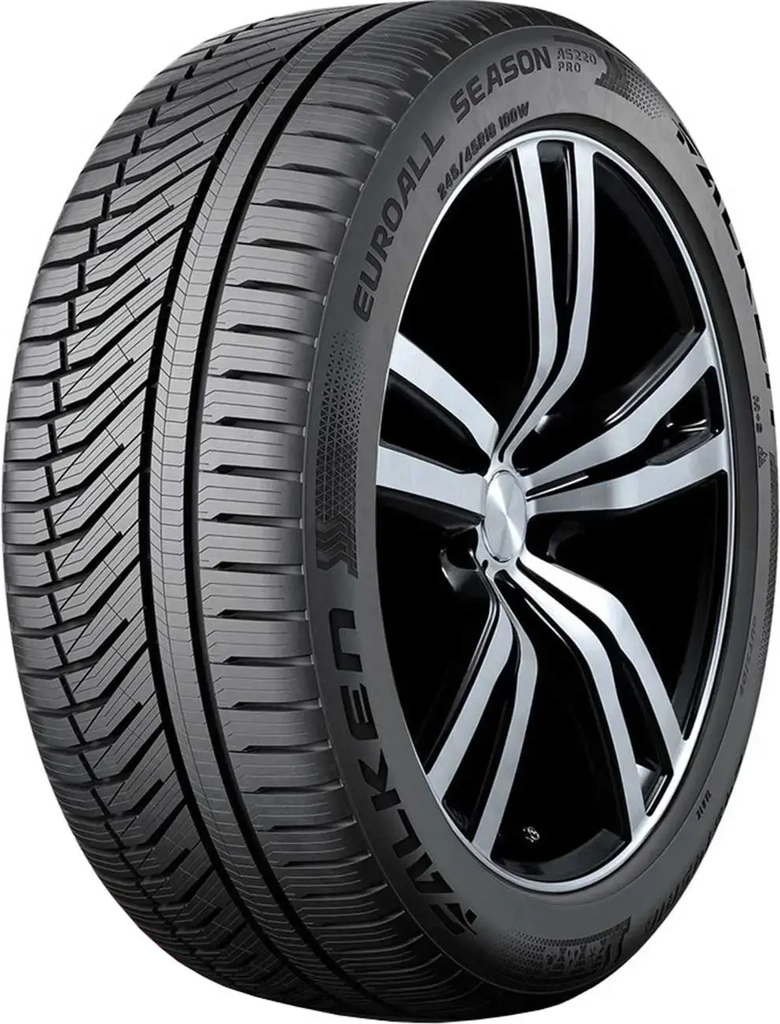 Falken EUROALL SEASON AS220 ( 225/50 R18 99V XL, VCe, med fälg skyddslist (MFS) BLK )
