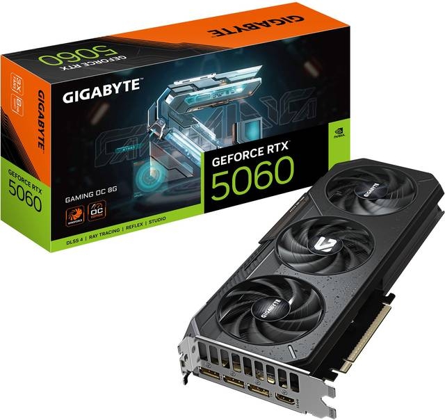 GIGABYTE GeForce RTX 5060 Ti GAMING OC - 8GB GDDR7 RAM - Grafikkort