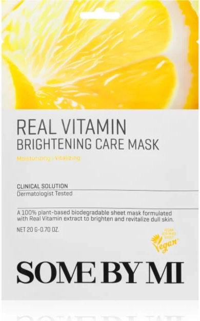 Some By Mi Clinical Lösning Vitaminupplysande ansiktsmask i vävnad med antioxidanteffekt 20 g