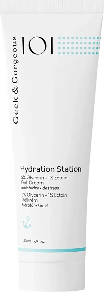 GEEK & GORGEOUS Hydration Station 6% Glycerin + Ectoin Moisturizer |Nude |50 ml