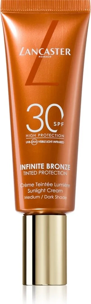Lancaster Infinite Bronze Solcreme Med Farve Spf30 Medium 50 ml