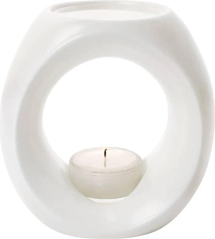 Primavera Ceramic Aromalampa creme hvid