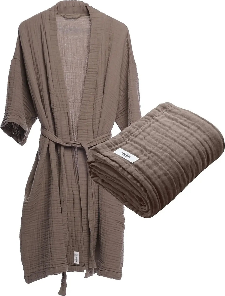 The Organic Company Fine Sauna Package - Cream - M/L