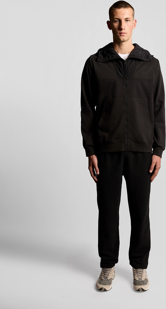Lyle & Scott Panelled Hybrid Jacket - Black - L