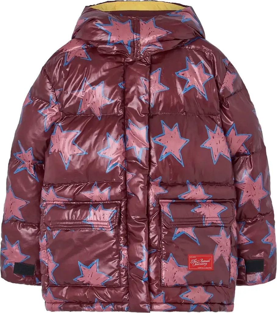 THE ANIMALS OBSERVATORY Lemur Kid Puffer Jacket Maroon |Burgundy |4 Y