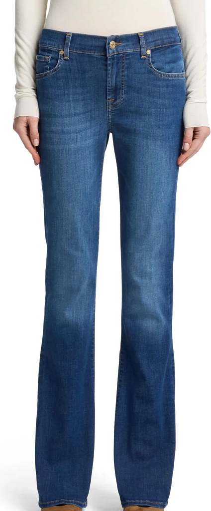 7 For All Mankind Bootcut Rinsed Indigo - Blue - 26 x 34