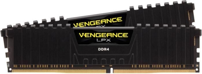 RAM-hukommelse - CORSAIR - Vengeance LPX DDR4 - 16GB 2x8GB DIMM - 3200 MHz - 1.35V - Sort (CMK16GX4M2E3200C)