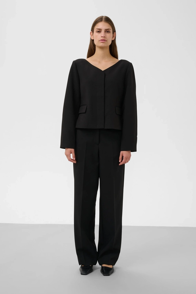 Soaked in Luxury Slcorinne Femi Blazer Kvinde Black Blazere Regular Fit Str L - hos Magasin