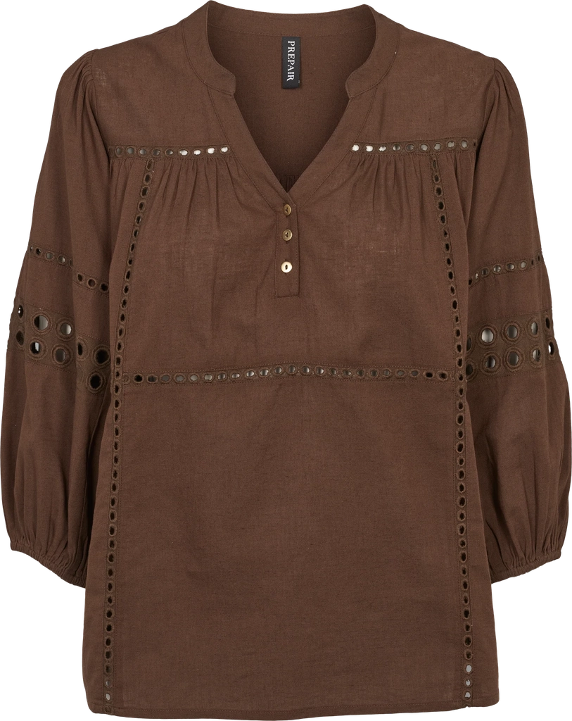 sigga blouse / 2976 - brown