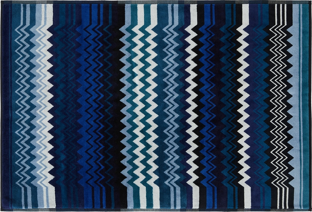 Missoni Home Giacomo Bademåtte 50 Blue Blå cm