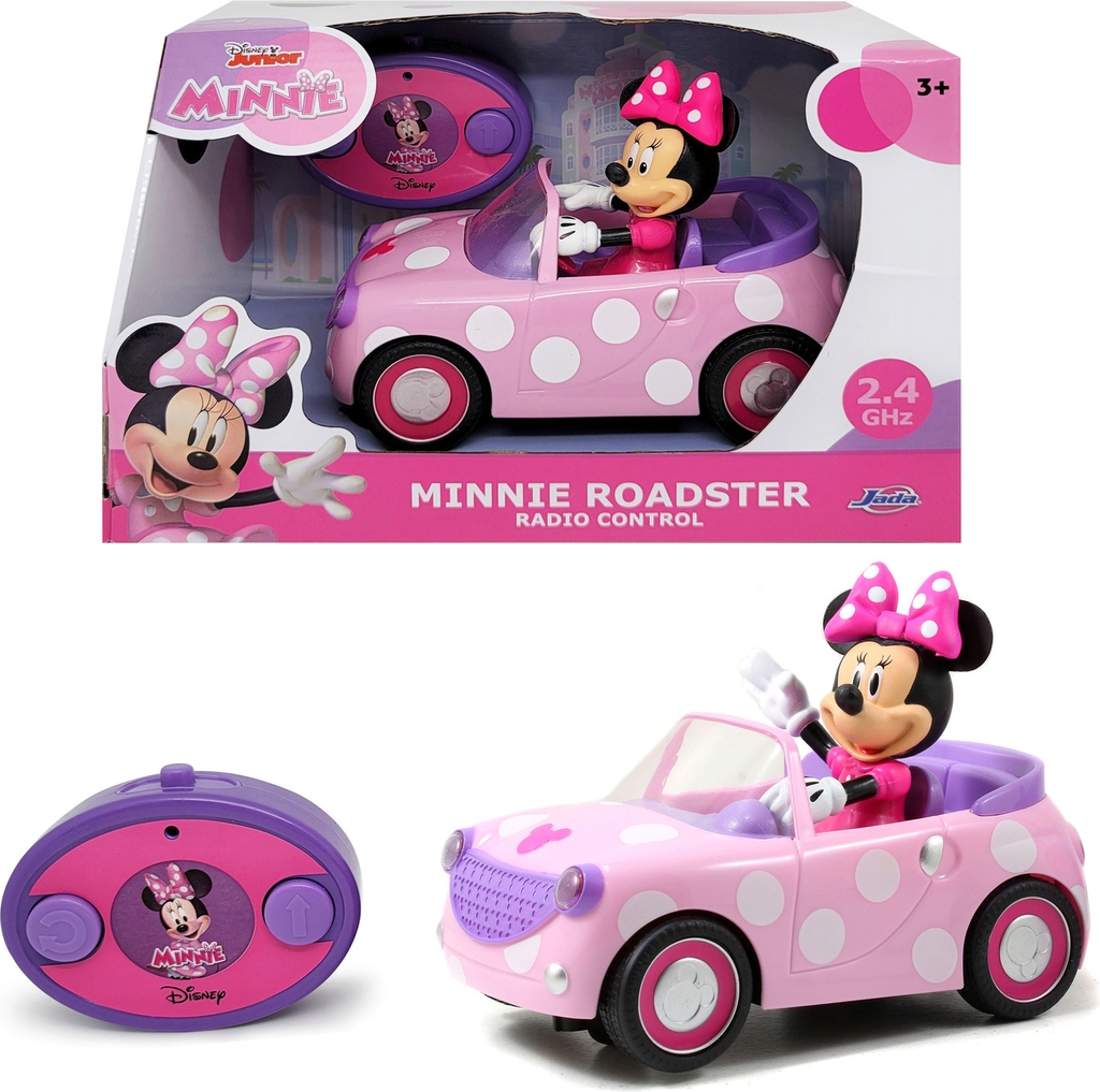 Jada Toys Radio-Controlled Disney Junior Minnie Mouse Sports Car - Multi/patterned - ONE SIZE