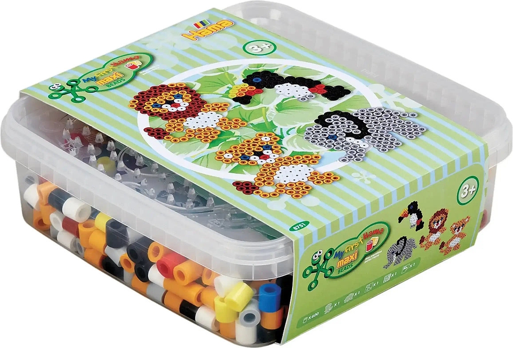 Hama | Hama Maxi Box 600 Pcs. Animals | ONE SIZE