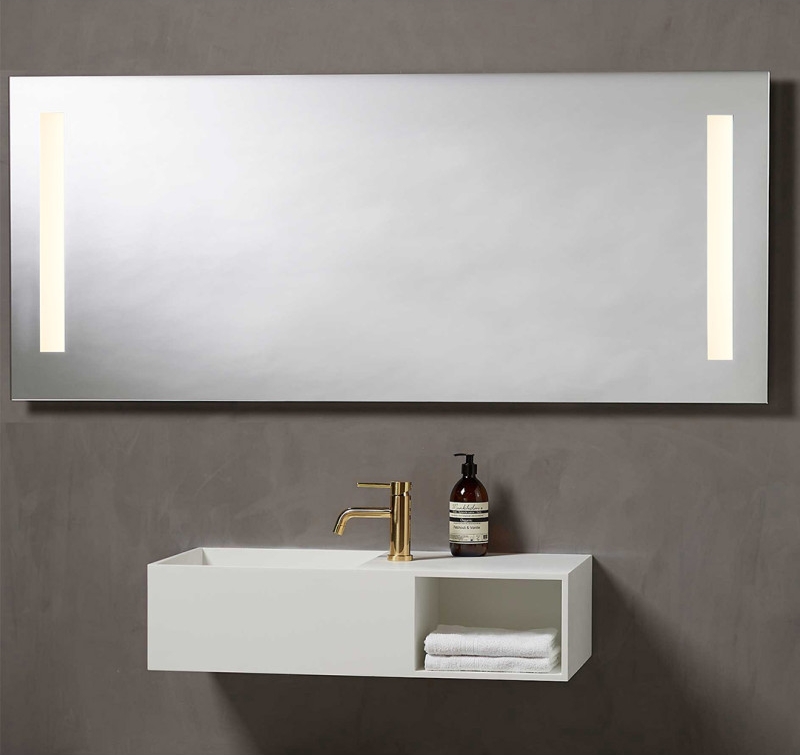 Loevschall Godhavn spejl med LED belysning -160 x 65 cm