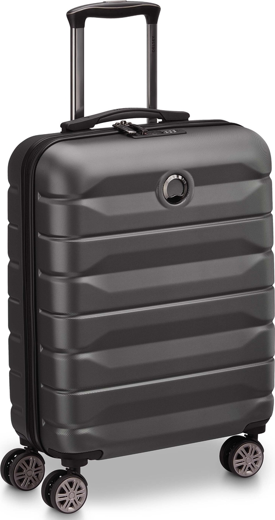 Delsey Air Armour Slim 55 cm kuffert, sort
