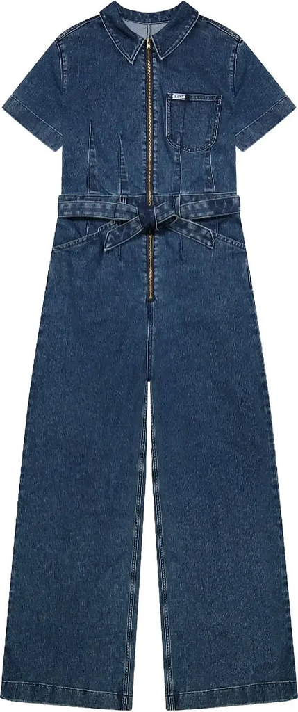 Lee Jeans Ss Boilersuit - Blue - M x 00