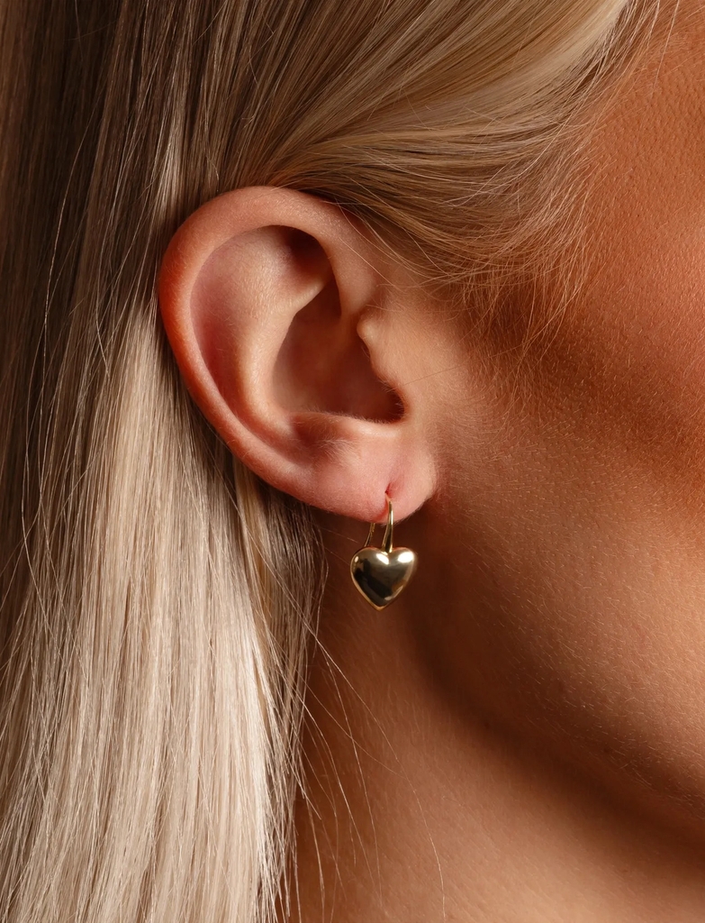 snö of sweden cute hook ear plain gold onesize