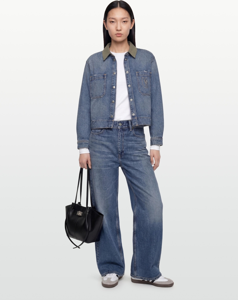 ba&sh Veste Vigilio - Blue - 34