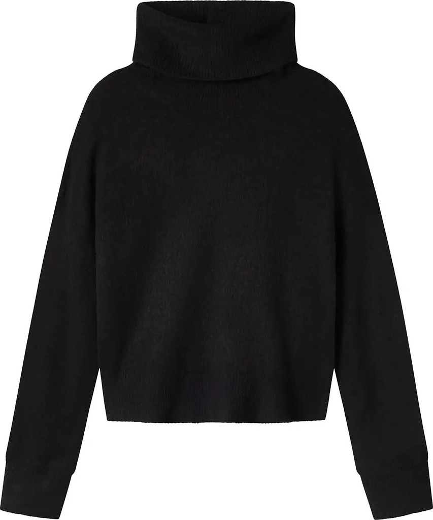 LMTD Nlflodet Ls Roll Neck Knit - Black - 146-152