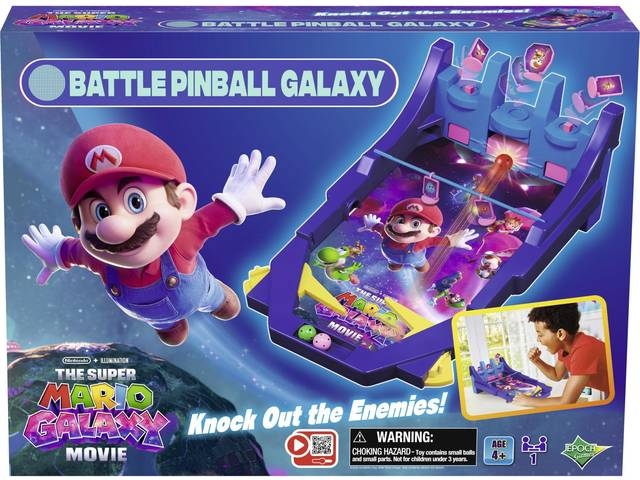 Epoch Super Mario Galaxy Movie Battle Pinball