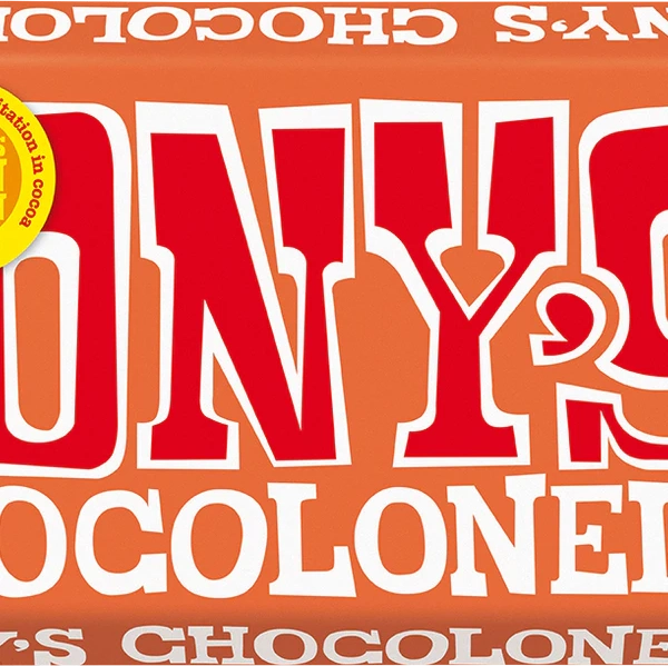 Tony's Chocolonely Milk Caramel Sea Salt 32% 180g 1pak