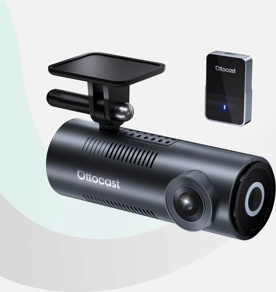 ottosafe cam 2-in-1 dash cam & wireless carplay adapter