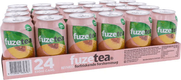 Fuze Tea Black Peach - pantfri - 24 x 0,33 L