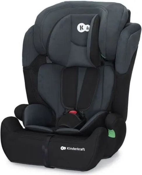 Børnesæde Kinderkraft COMFORT UP i-Size 76-150 cm R129 justerbart med hovedstøtte Sort