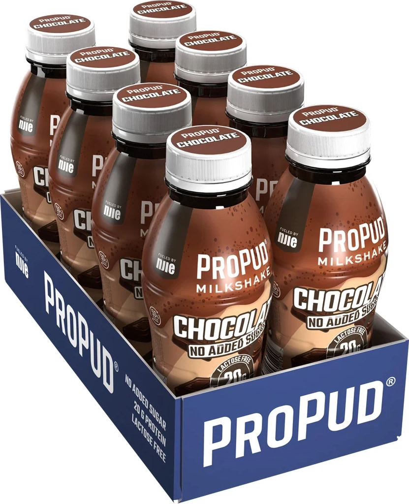 propud proteinmilkshake - chocolate (8 x 330ml)