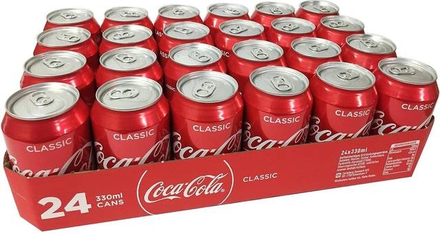 Coca-Cola 24 x 33 cl Lata Refresco de 33cl 24pcs 24Paquete