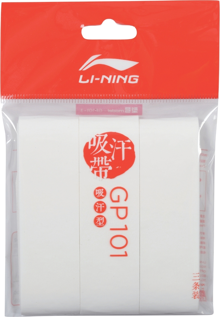 Li Ning GP101 Overgrip 3-Pack White
