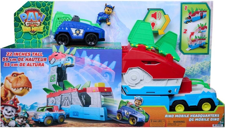 Paw Patrol Movie 3 2in1 Dino Mobile Headquarters