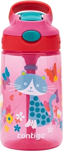 Contigo Gizmo Flip Baby Bottle - Cherry Cat 420 ml