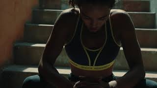shock absorber women's ultimate run bra padded green