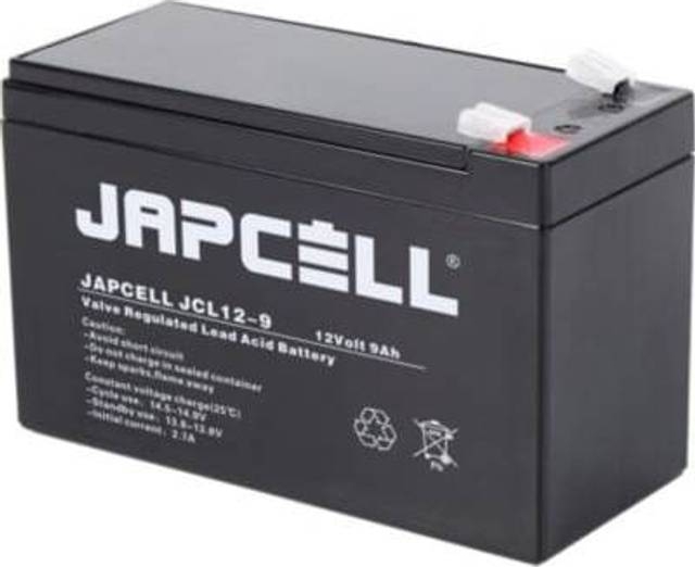Japcell JCL12-9 12V 9Ah AGM batteri Long Life