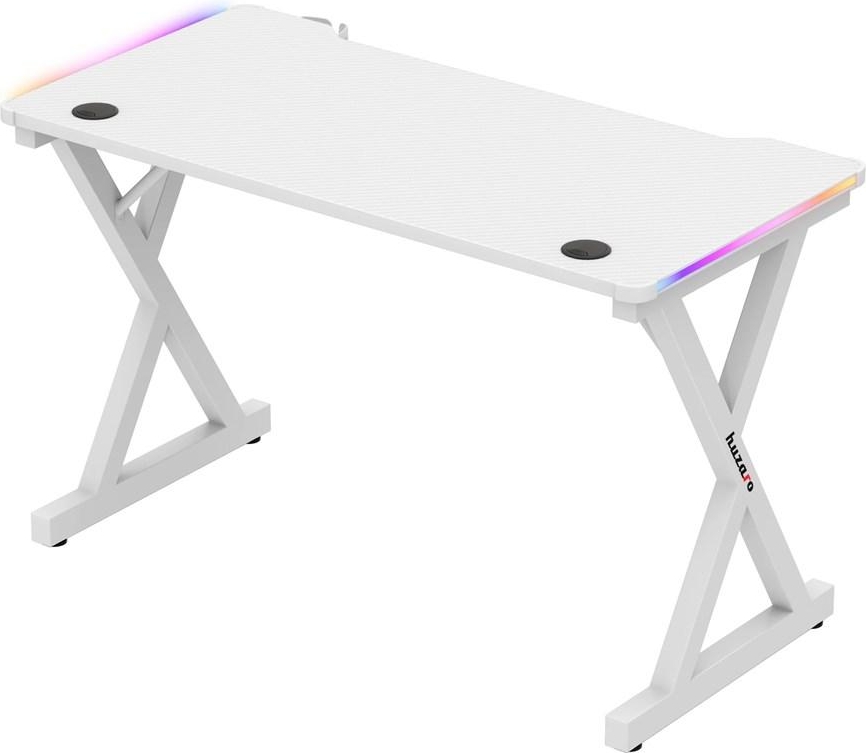 Huzaro Hero 2.3 RGB gamingbord - hvid, 120 × 60 cm