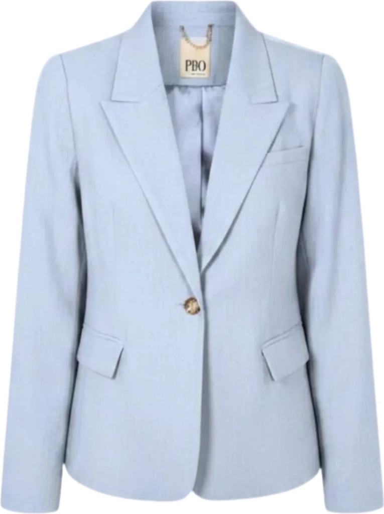 bani blazer, light blue