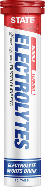 STATE Electrolyte 20 Tabs Berries Tablett Rød
