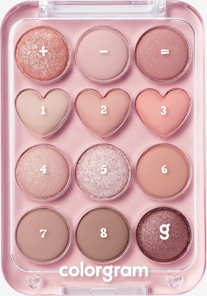 Colorgram Pin Point Eyeshadow Palette Peach Coral
