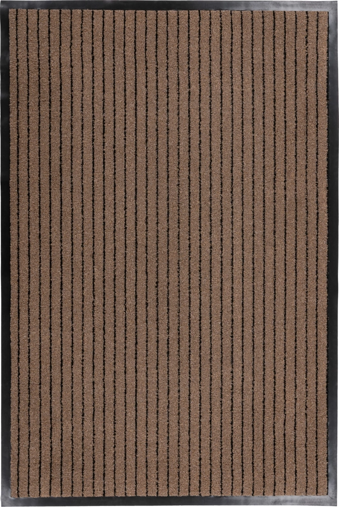 Kayoom Fußmatte Fine Line 225 80 x 120 cm Beige