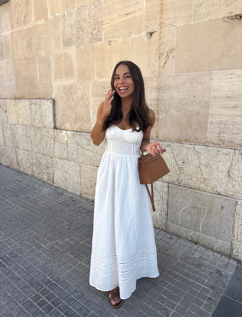Twist & Tango Messardière Dress - White - XL