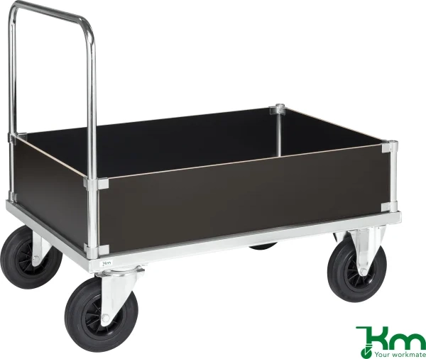 flexi 630 med 4 lave sider, 100x70x90, stålplade