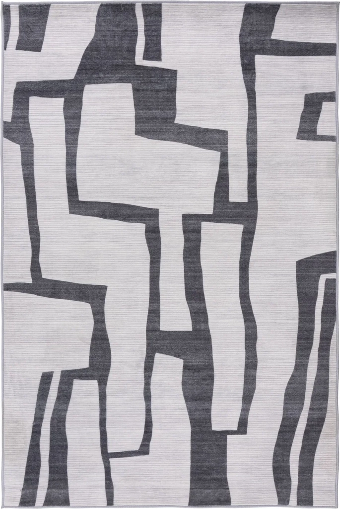 Bluster 325 Tæppe Kort Luv I Tidløst Design - 120 x 170 cm / Sølv