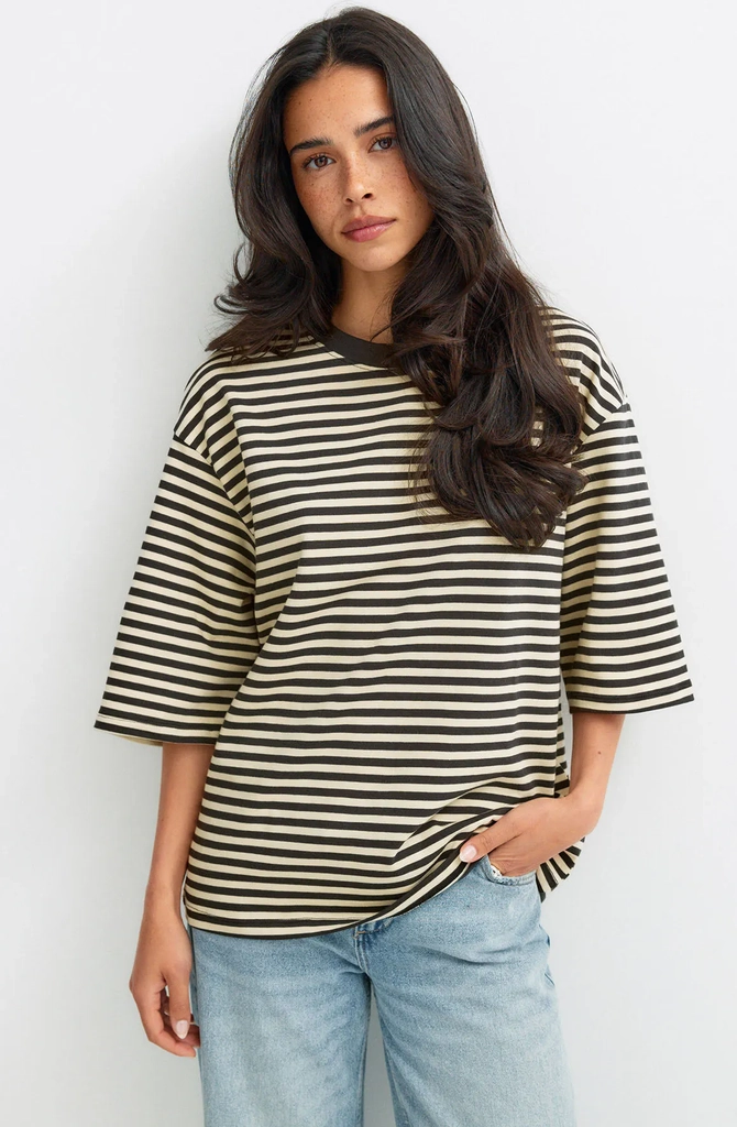 short sleeve stripe tee