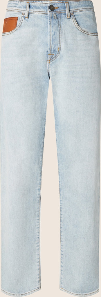 chris jeans in light blue comfort denim with vintage wash