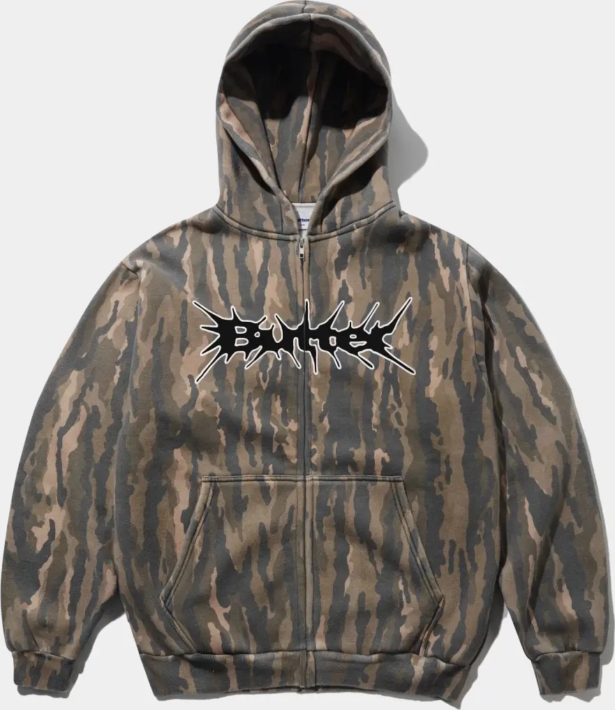 butter goods nail logo ziphættetrøje