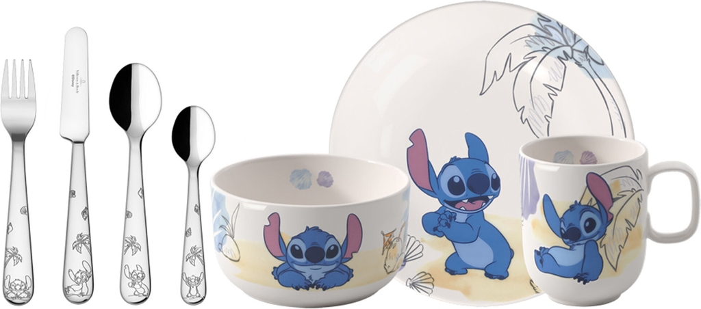 Villeroy & Boch Disney Stitch barnservis 7 delar