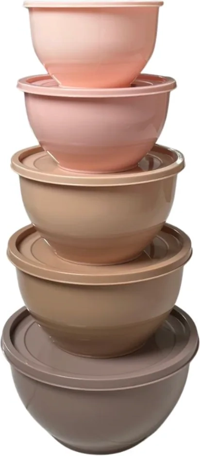 Scandinavian Collection skålesæt med låg assorteret 5 dele