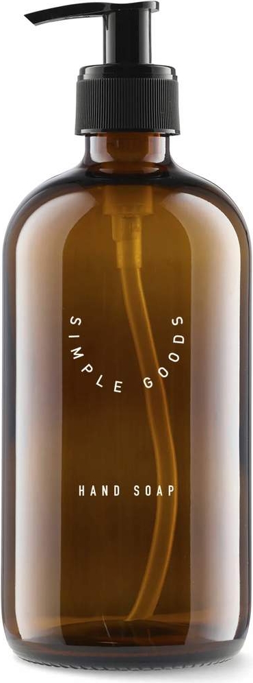 (1)simple goods flaske til håndsæbe500 ml - glas